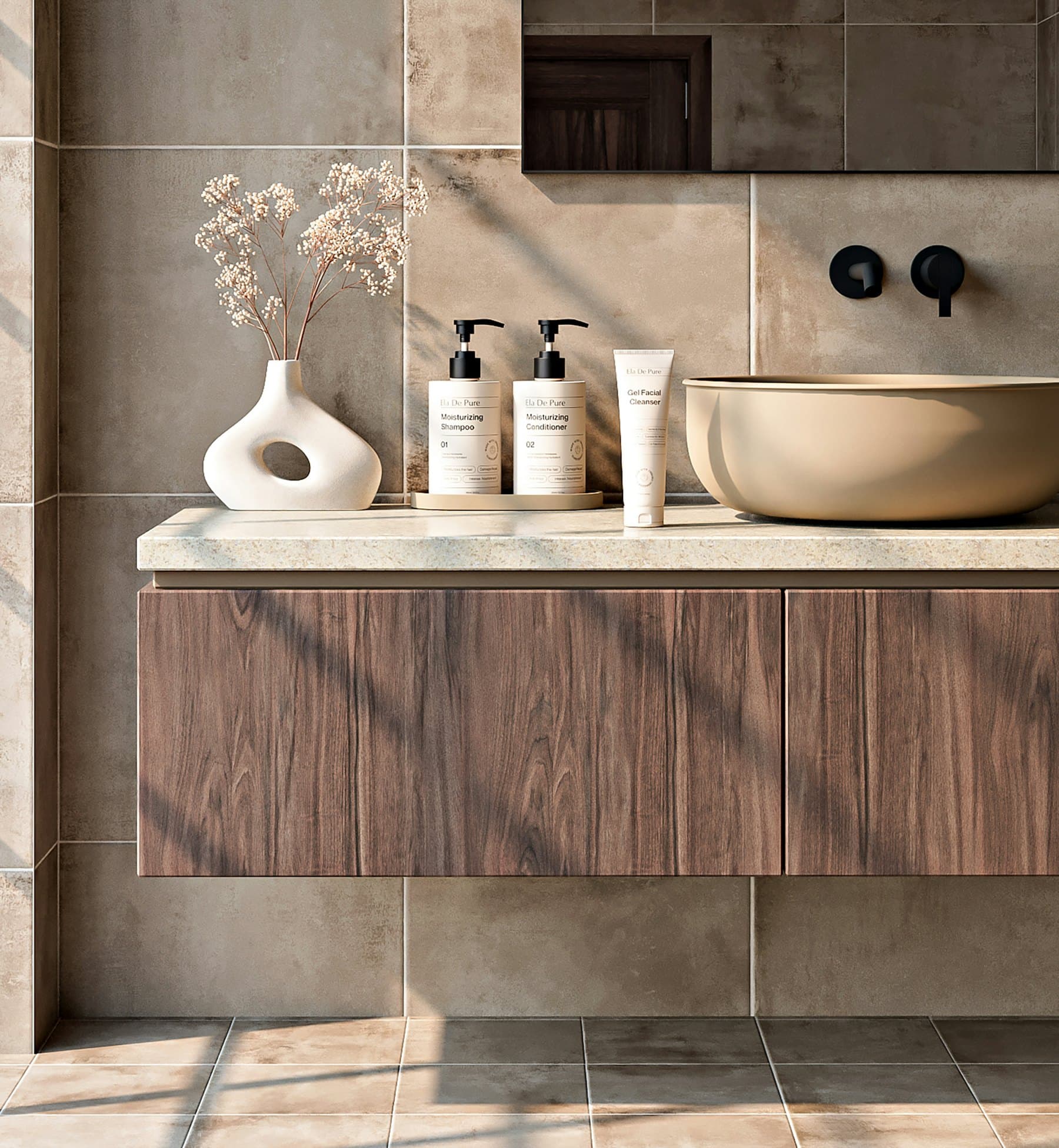 Muebles de baño resistentes a la humedad: materiales y cuidados